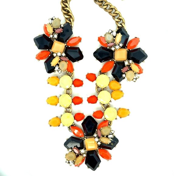 Jcrew Colored Stones Necklace - Picture 1 of 8